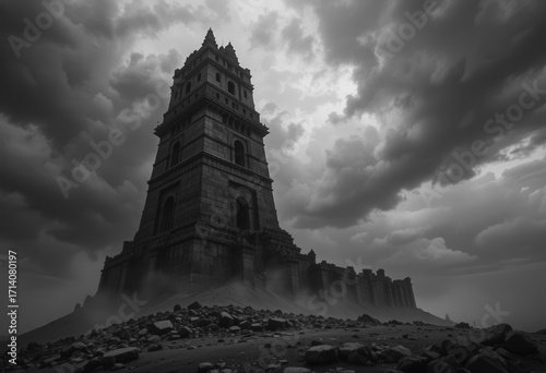 Monochromatic Dream  The Tower s Ghosts Whispers of Ambition in the Wind, Immemorial Memory and Weather