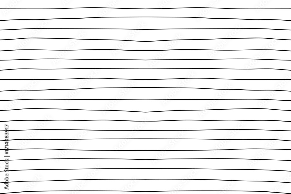 Fototapeta premium Hand drawn black lines on a black background. Seamless pattern under clipping mask. Abstract background, texture. Evenly spaced horizontal lines, a hand-drawn sheet.