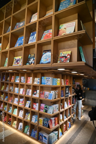 Kuala Lumpur, Malaysia - September 15, 2025: The BookXcess bookstore across multiple outlets in KL City, where books were arranged in a very modern and creative manner