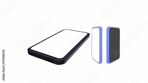 panels iridescent on light glass rectangle plates neon gradient holographic background acrylic transparent plastic dark 3d of abstract technology or plexiglass black design render 31548659 1