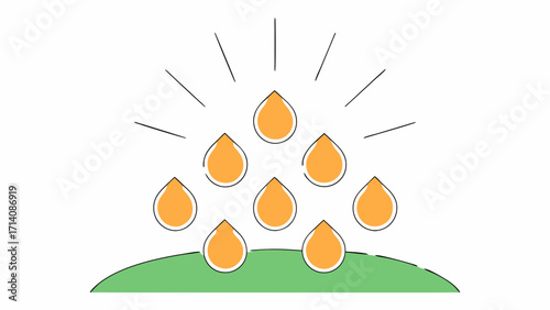 skincare golden oil oil drops render set argan 3d product water essence bubbles yellow light liquid effect isolated serum droplets honey or or flare gold cosmetic collagen with 50921964 3