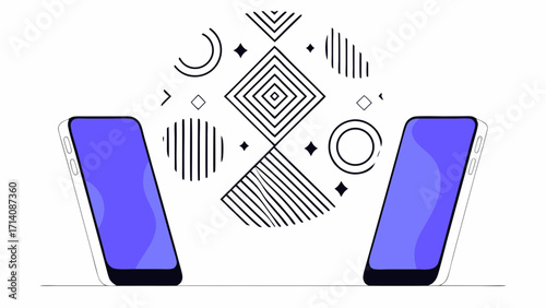 figures 3d glass background pattern holographic transparent circular rings and iridescent render light abstract with geometric tubes banner fashion crystal floating gradient with 39829837 1
