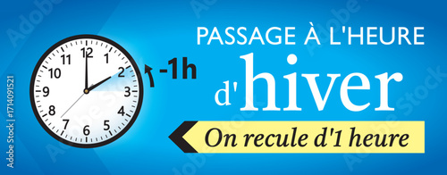 Changement d'heure, heure d'hiver. V3