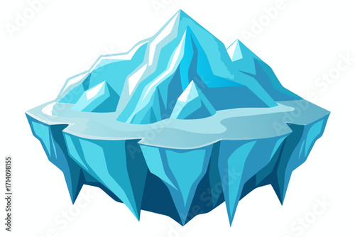 frozen glacier motif