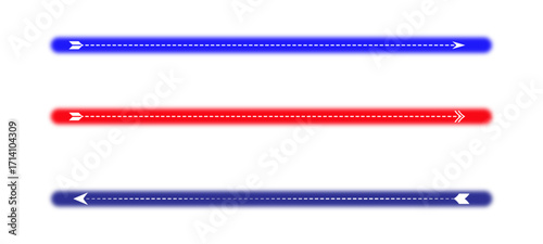 set of blue buttons