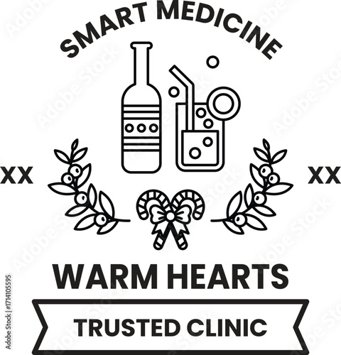 A logo for a trusted clinic called Warm Hearts
