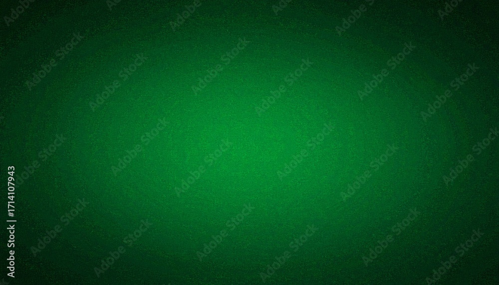 Fototapeta premium Emerald Blur A Dark and Grainy Textured Background with a Blurred Gradient of Luminous Green Light, Creating a Moody and Elegant Banner or Poster Backdrop