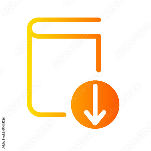 Free Download book gradient icon - GFXLoad