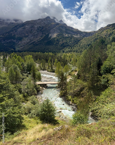 beautiful view of Cirque de Gavarnie, Pirenees, France, natural landscape