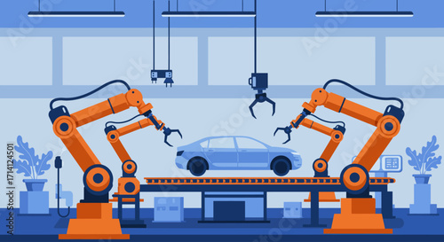 Automated Car Manufacturing Process