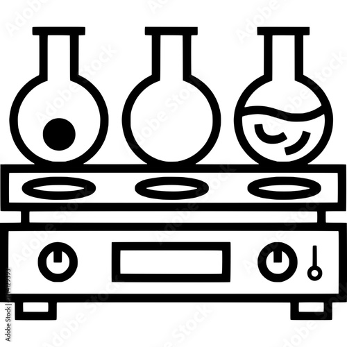 Multiple Flasks Icon