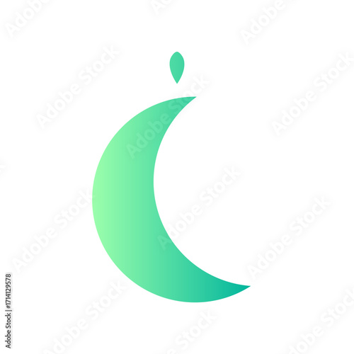 moon gradient icon
