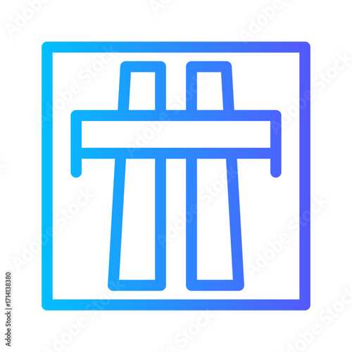 motorway gradient icon