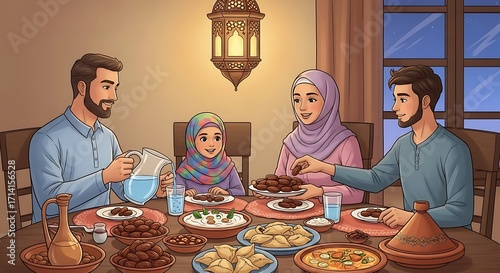 Ramadan Iftar Family Dinner.
