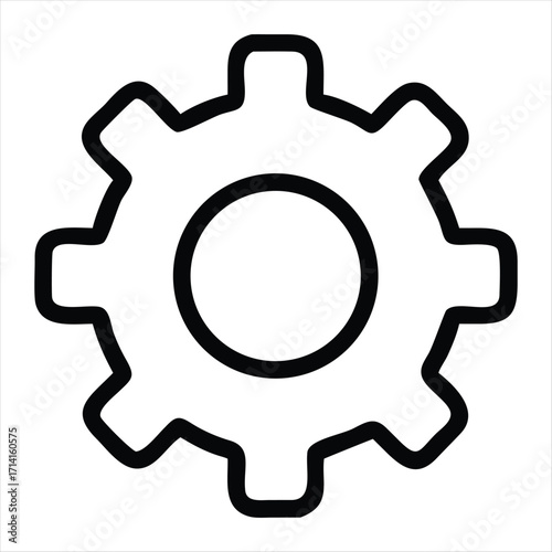 setting icon vector