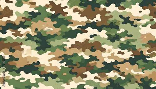 Wallpaper Mural Abstract camouflage pattern (3) Torontodigital.ca