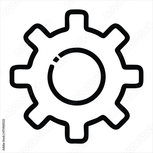 setting icon vector