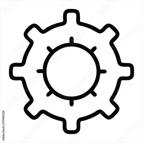 setting icon vector