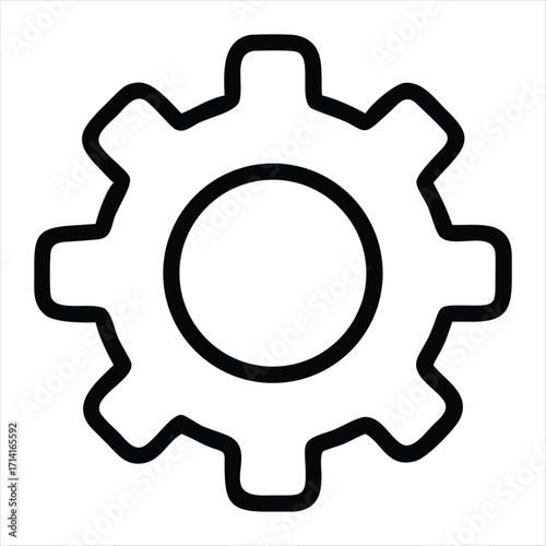 setting icon vector