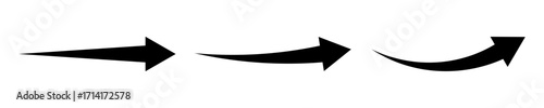 Minimalist Black flat style long up arrow icon set on transparent background for your website design, logo, app, ui.