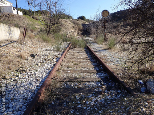 Old train bridge in North Greece