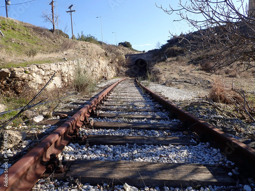 Old train bridge in North Greece