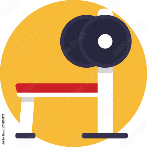 Represents workout machines and tools used for strength training and fitness exercises.
