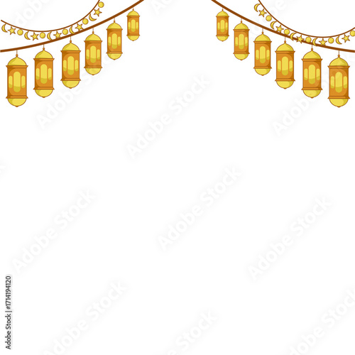 Islamic Lantern Illustration
