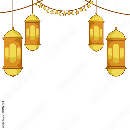 Islamic Lantern Illustration