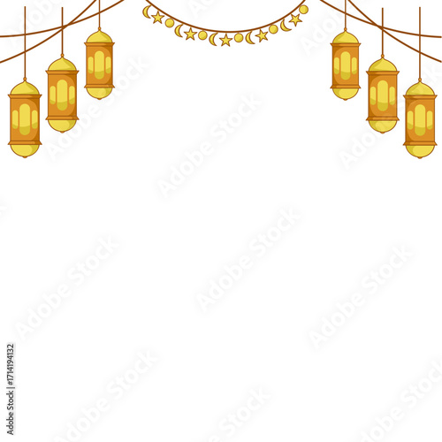 Islamic Lantern Illustration