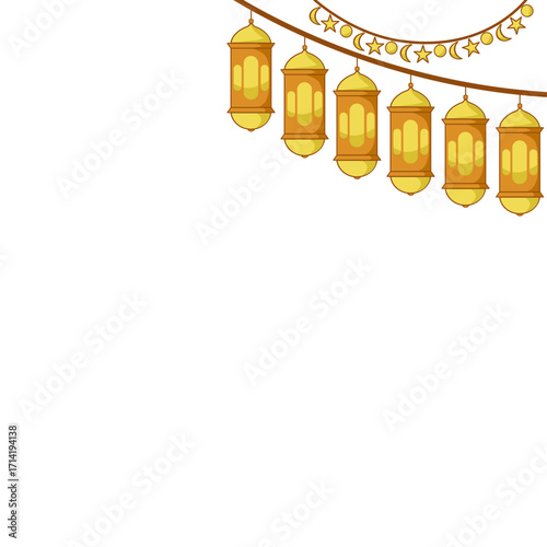 Islamic Lantern Illustration