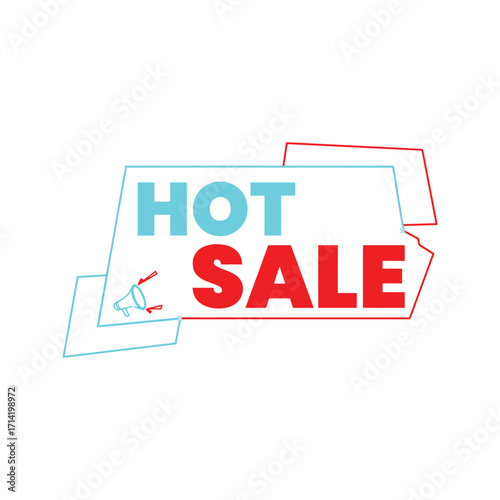 Hot Sale Banner Promotion Discount Offer.