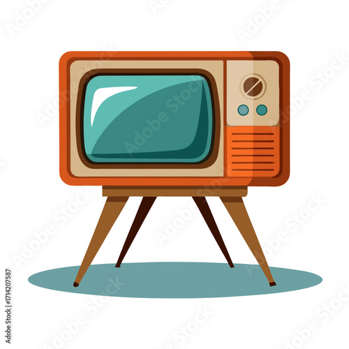 vintage tv set