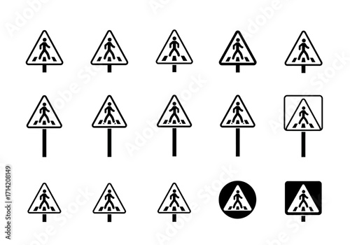 Pedestrian crossing signs