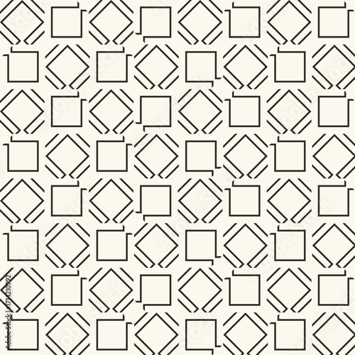 Repeating geometric lines pattern from striped elements
