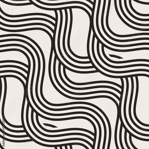 Modern stylish texture. Repeating geometric pattern tiles from striped elements