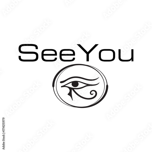 Seeyou logo featuring an eye of horus symbol