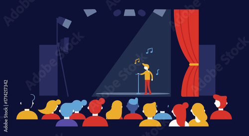Vector illustration Entertainment