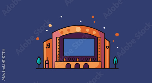 Vector illustration Entertainment