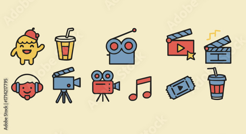 Vector illustration Entertainment