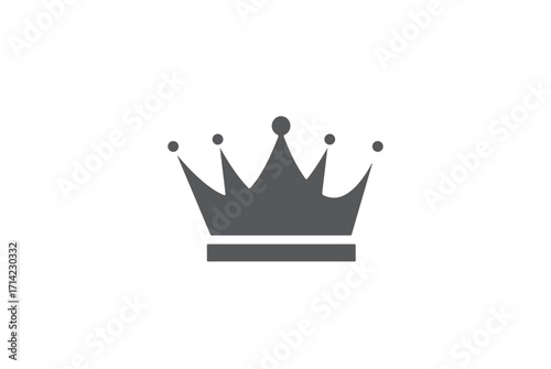 crown icon and illustration design