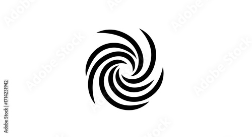 Abstract spiral design circular vortex dynamic motion focused energy powerful rotation visual representation of force.
