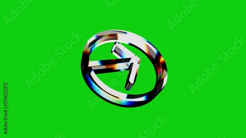 3d render of a clock