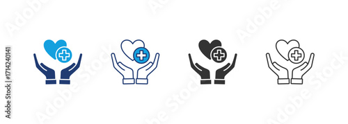 Healthcare Icon Set Multiple Style Collection