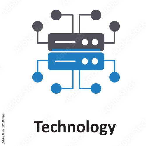 Cyber technology Vector Icon which can easily modify or edit