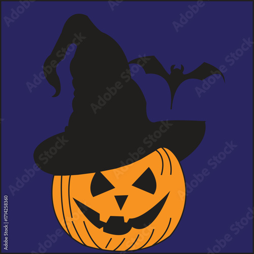 Scary Ghost and Pumpkin Faces for Halloween Party Designs