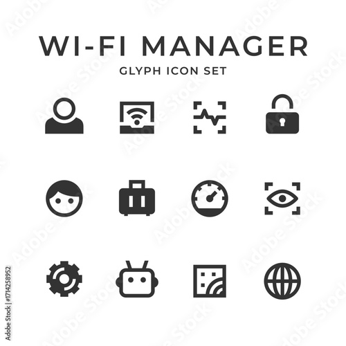 Set glyph icons of wi fi manager