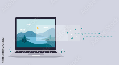 Optimistic Green Journey: Visualizing Sustainable Growth and Eco-Conscious Solutions