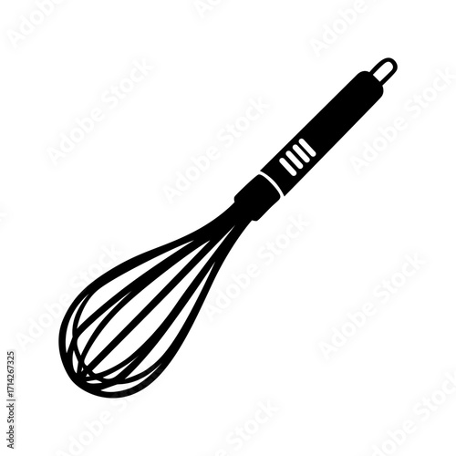 Kitchen Egg Beater Icon Vector Illustration
