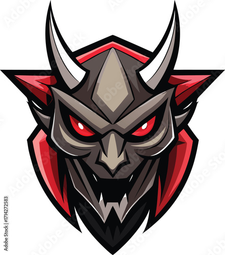 Mask with horns (demon-inspired)